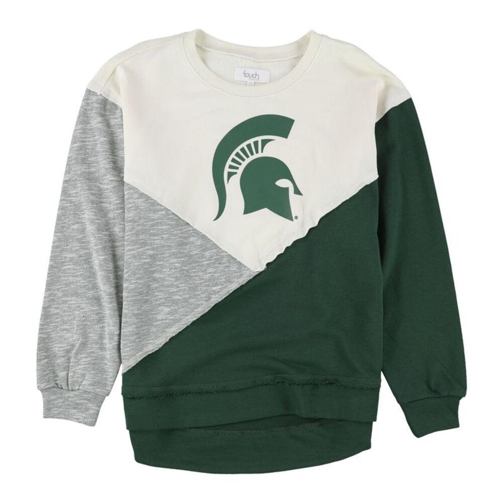 Touch Womens Michigan State Spartans Sweatshirt, NWT